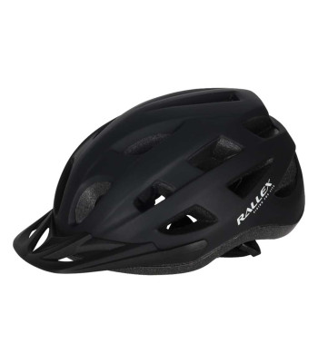Dviratininko šalmas RALLEX moterims ir vyrams, reguliuojamas, juodas, L 58-62cm