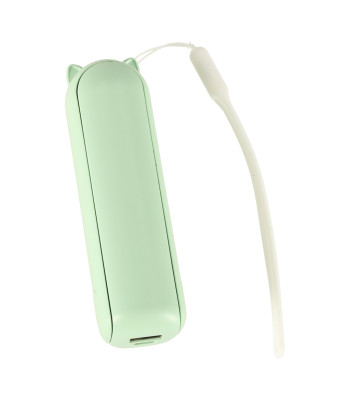 Sulankstomas rankinis USB ventiliatorius, žalias, mini