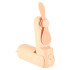 Mini rankinis sulankstomas USB ventiliatorius, rožinis