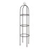 Sodo pergola LUARO, metalinė atrama vijokliniams augalams, juoda, 195 cm