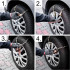 Sniego grandinės, neslystančios padangų grandinės automobiliui, 8 vnt., 16,5–26,5 cm