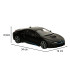 Nuotoliniu būdu valdomas automobilis BMW i8 su atidaromomis durelėmis, juodas Rastar 71010 1:14