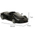 Nuotoliniu būdu valdomas automobilis Ferrari LaFerrari Aperta, juodas, Rastar 75800, 1:14