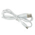 Belaidis USB stalo ventiliatorius su nuotolinio valdymo pulteliu ir LED lempute, 4 greičio lygiai, baltas, 18 cm