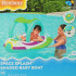 Pripučiama vaikų valtis su sėdyne, vairu ir stogeliu BESTWAY 34149 107 cm x 112 cm