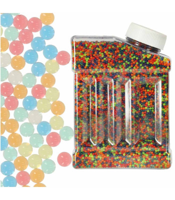 Hidrogeliniai vandens rutuliukai gėlėms, įvairiaspalviai, 250 g, 50 000 vnt., 7–8 mm