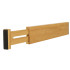 Reguliuojamas bambukinis stalčiaus skirtukas-organizatorius, 1 vnt., 43 x 6 x 1,5 cm