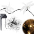 Sodo saulės girlianda su laumžirgiais, šilta balta, 30 LED, 6,5 m