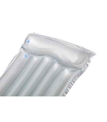 Pripučiamas plaukimo čiužinys su pagalve, pilkas BESTWAY 44013, 183 cm x 76 cm