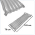 Pripučiamas plaukimo čiužinys su pagalve, pilkas BESTWAY 44013, 183 cm x 76 cm