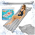 Pripučiamas plaukimo čiužinys su pagalve, pilkas BESTWAY 44013, 183 cm x 76 cm