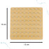 Medinė geolenta – dėlionė su gumytėmis Geoboard Geoplan, 15 cm × 15 cm × 2,3 cm