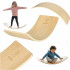 Daugiafunkcė Montessori balansinė lenta vaikams, supamasis žaislas LULILO BOLDO 82 x 30 x 2 cm