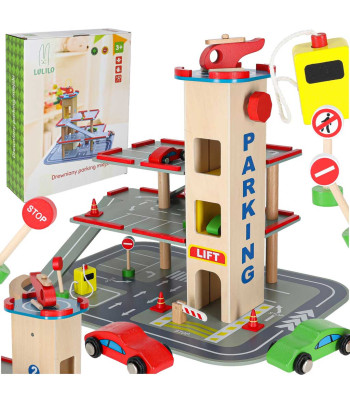 Medinis daugiaaukštis parkingas-garažas LULILO BENINO