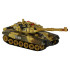 Nuotoliniu būdu valdomas karinis tankas dykumos spalvos RC War Tank 9993 2.4 GHz