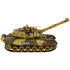 Nuotoliniu būdu valdomas karinis tankas dykumos spalvos RC War Tank 9993 2.4 GHz