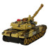 Nuotoliniu būdu valdomas karinis tankas dykumos spalvos RC War Tank 9993 2.4 GHz