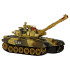 Nuotoliniu būdu valdomas karinis tankas dykumos spalvos RC War Tank 9993 2.4 GHz