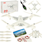 Dronas su kamera RC, baltas, 720P HD, 2,4GHz, SYMA Z3