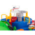 Interaktyvi automobilių kliūčių trasa su garažu ir 4 transporto priemonėmis, XL, 24x24cm