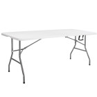 Sulankstomas stalas Springos GF0051 180 cm, baltas