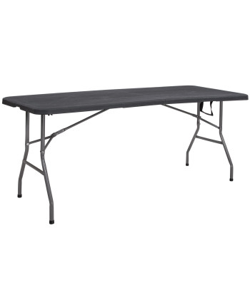 Sulankstomas stalas Springos GF0052 180cm, juodas