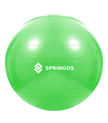 Mankštos kamuolys su pompa Springos FB0007 65cm