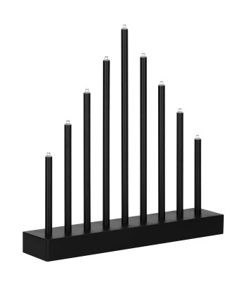 CL0854 DEKORATYVINIS ŽVAKIŲ STOVAS 9 LED