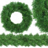 CA0948 GREEN GARLAND 280 CM