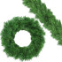 CA0948 GREEN GARLAND 280 CM