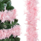 Spalvų vėrinys Boa šalis Springos CA0892 300 cm rožinė