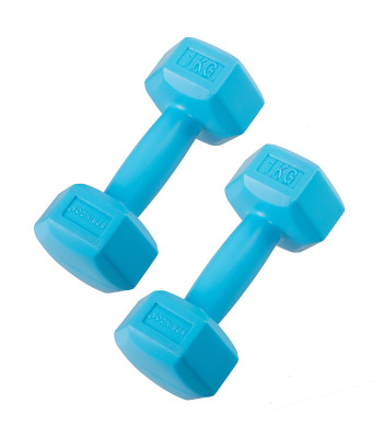 Hex Hantelės Springos FA1030 2 x 1 kg