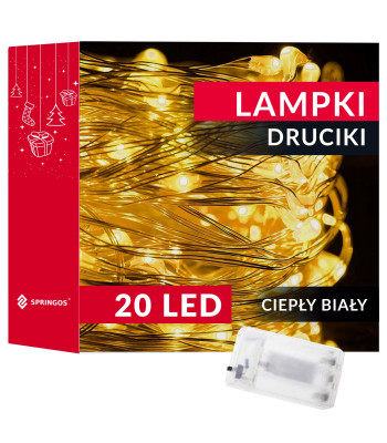 20 LED Mikro Lemputės