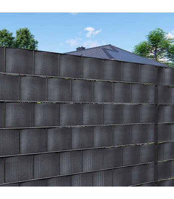 Tvoros juosta su 20 klipsų, 0,05 x 35 m (450g/m²), Springos, tamsiai pilka