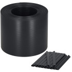 Tvoros juosta su 20 klipsų, 0,19 x 35 m (1200g/m²), Springos, juoda