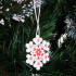 Koka ornamentai 3 vnt.