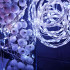 LED girlianda su šalta balta šviesa