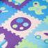 Vaikiškas porolono kilimėlis-dėlionė Springos PM0003