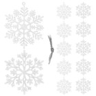 Kalėdų dekoracijos - sniego snaigės Springos CA0750 10 cm 12 vnt.