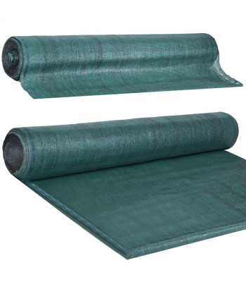 Tvoros uždangalas - tinklas nuo saulės ir vėjo 90%, 1.5x50 m, 140 g/m², žalias