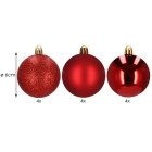 Kalėdiniai burbulai Springos CA0001 6cm 12vnt