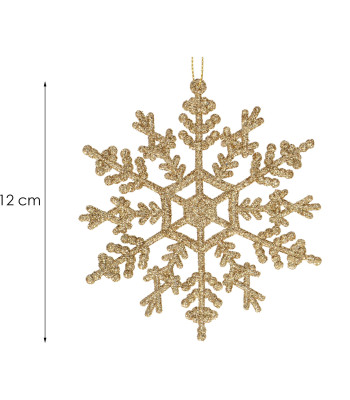 Kalėdinės dekoracijos - snaigės Springos CA0754 12 cm 3 vnt.