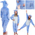 Kigurumi pižama mergaitei Springos HA5064 110 - 120 cm