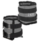 Riešų ir kulkšnių svorio apyrankės Springos FA0006, 2x 2kg