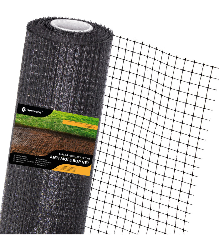 Apsauginis tinklas nuo kurmių, 16x16 mm, 1x100 m (30 g/m²), Springos