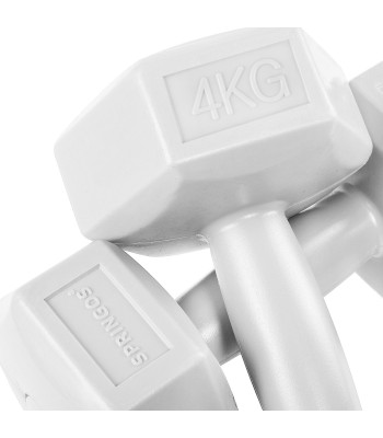 Hex hantelės Springos FA1035 2 x 4 kg