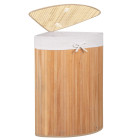 Bambuko skalbinių krepšelis Springos HA0063 73l