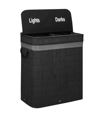 Springos® bambuko ir MDF skalbinių krepšys