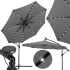 Sodo skėtis su saulės baterija Springos GU0046 300 CM