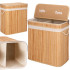 Bambuko skalbinių krepšelis Springos HA0155 100l